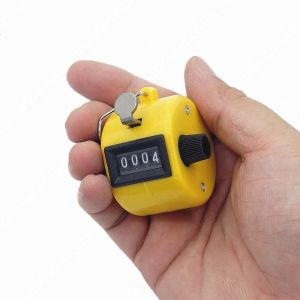 Mini Hand Tally Counter 4 Digit Number Manual Counting Finger Clicker Counter Palm Tasbih Zikir Analog Digital 5 Colours