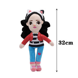 SHUNAICHI Newest 10 stlyes Gabby Dollhouse Plush Toy Mercat Cartoon Stuffed Animals Mermaid Cat Plushie Doll Kids Birthday Christams Gifts