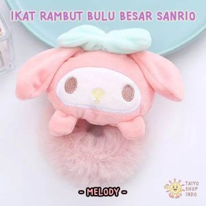 TAIYO Ikat Rambut Bulu Besar Aksesoris Tas Fashion Kuncir Karakter Hair Tie Fur Kartun Hiasan Anak