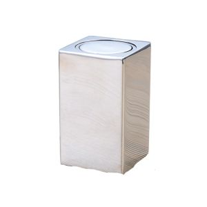 AINACHU Portable Stainless Steel Toothpick Holder Thickened with Automatic Spring Cover Toothpick Storage Box Easy To Clean Simple Toothpick Canister Hotel