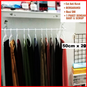 GUNINCO GANTUNGAN HANDUK Hook Hanger Baju Jemuran Dinding Pakaian jilbab Kamar Mandi Towel Holder - FREE BUBBLE WRAP - Gantungan Handuk Hook Hanger Baju Jemuran Dinding Pakaian