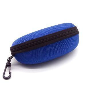 GAVINMK Fashion Eyeglasses Protector Case Men Women with Hook Zipper Box Shell Clam Pouch Sunglasses Bag Hard Case Eye Glasses Box