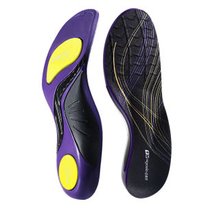 I know Poron Shock-Absorbing Sports Insole for Basketball - Soft Cushioning Arch Support and Comfortable Standing for Men and Women