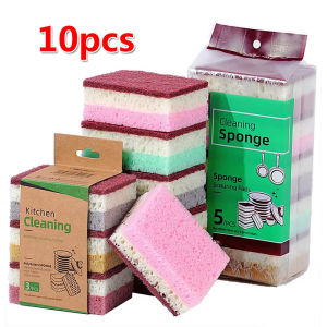 10pcs High Density Cleaning Sponge Dual Sided Dish Sponge Washing Eco Non-Scratch for Dish Sponge