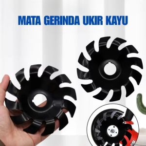 Mata Gerinda Kikir Poles Amplas Kayu Gasing Model Pahat Wood Carving Wheel 65mm