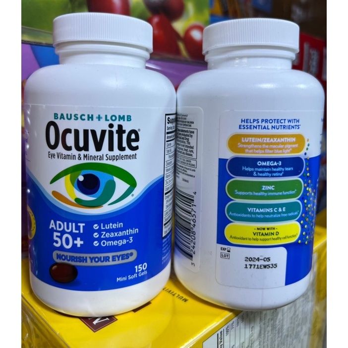 Viên Uống Bổ Mắt Ocuvite Adult 50 + Bausch & Lomb - SẢN PHẨM CHẤT LƯỢNG ...