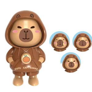 NAMSHEVA Melody Capybara Face Changing Doll Press To Change Face DIY Cartoon Face Changing Keychain  Face Changing Ornaments Face Changing Capybara Pendant