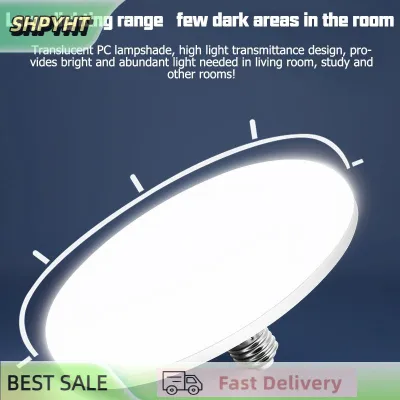 SHPYHT LED Bulb Led Lamp Super Bright 12W 15W 20W 30W 50W 220V UFO Leds Lights Indoor Warm White Lighting Table Lamps Garage Light