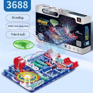 Đồ chơi điện tử lắp ráp đa dạng – Đồ chơi STEM khoa học vật lý mạch điện cho bé giáo cụ giáo dục