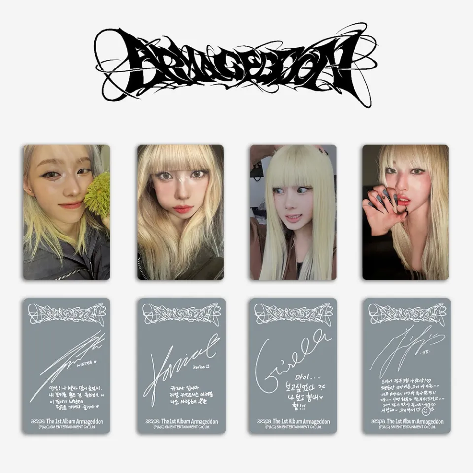 Aespa Album Armageddon Withmuu PhotoCard Winter Giselle