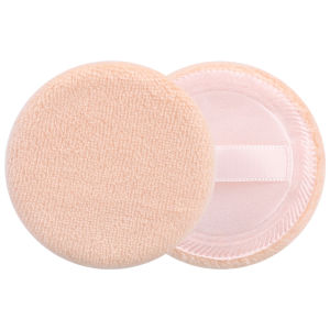 【Grilrigrin】Ultra Soft Large Fluffy Powder Puff Washable Reusable Velour Face Body Powder Puff Loose Powder Puffs Wet Dry Makeup Tool