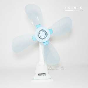 IKONIC Kipas Angin Jepit  Baling Baling  Heli Fan 15 / 25 Watt  Kipas Angin Jepit 4 / 5 baling 30 cm