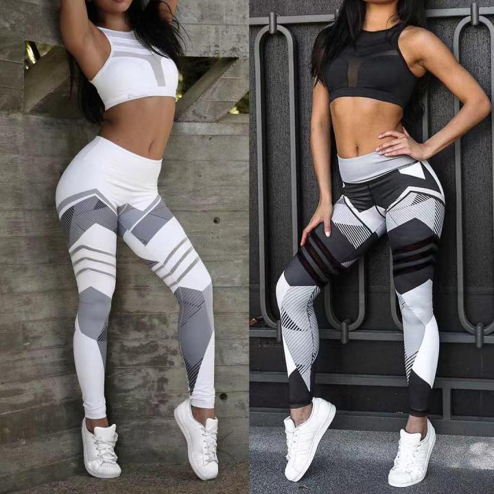 Sway SPORT】Best Sale Tight Leggings High Waist Women Polyester Spandex yoga pants  Women Sports Wear Clothing Fitness Gym Pants 9511/9518