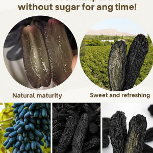 ลูกเกด Turpan Sapphire ผลไม้อบแห้ง รสหวานอมเปรี้ยว ขนมขบเคี้ยวผลไม้อบแห้งเพื่อสุขภาพ องุ่นสีน้ำเงินอบแห้งตามธรรมชาติ