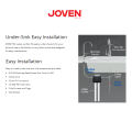 JOVEN JP300 Water Purifier ( SUS 304 Stainless Steel Faucet Included ) | JP300C Water Filter Cartridge. 