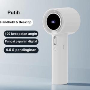 COD 2025 High Speed Mini kipas Strong Wind 100 Gear Wind Speed kipas angin Digital Display Adjustable Turbo kipas tangan Outdoor sports Mini Fan