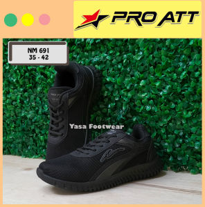 Yasa Footwear - Sepatu PRO ATT NM 691 35-42 /Sepatu Sekolah Hitam /Sepatu Sneakers Anak /Sepatu Keren /Sepatu Olahraga