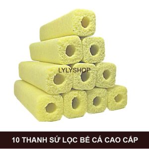 16 Thanh Sứ Lọc Hoa Mai To (16x4cm) Lọc Nước Hồ Cá Cực Sạch Trong Vắt
