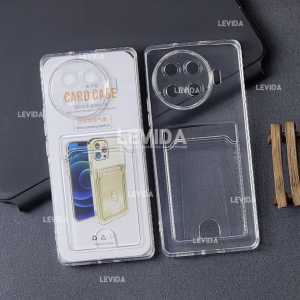 Tecno Spark 20 Pro Plus Case Slot Kartu / Card Case Bening