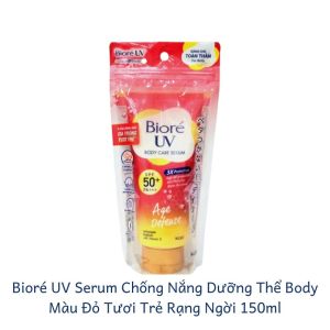 Serum chống nắng body dưỡng thể Bioré UV OK092 dưỡng ẩm chống nước kháng bụi mịn SPF50/PA+++ 150ml