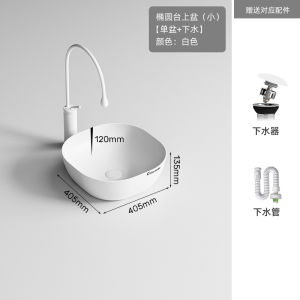 Bathroom Sink Table Wash Basin Bathroom Basin Sink Toilet Basin Corner Basin Colorful oval ceramic toilet for small-sized homes
