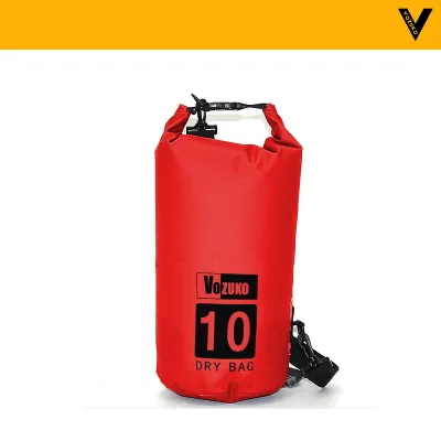 [SG SELLER] VOZUKO Dry Bag Sports Waterproof Floating Shoulder Bag Backpack Lightweight Kayaking Swimming Camping Surf