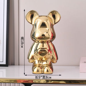 Cartoon Ceramic Piggy Bank Violent Bear Coin Piggy Bank Creative Living Room TV Cabinet Decorations