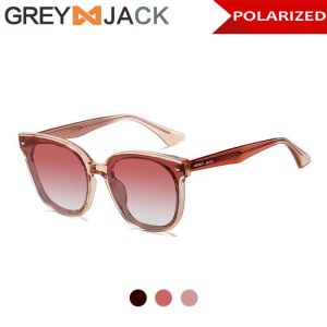 Grey Jack Kacamata Hitam Sunglasses Polarized Korean Style Anti UV400 Fashion 7508