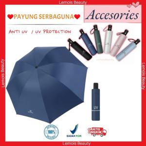 LemoisBeauty - Payung Anti Sinar UV / UV Protection / Payung Hujan Travel Size Lipat