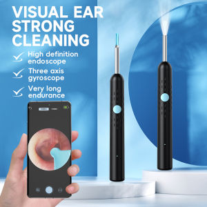 Smart Visual Ear Cleaner with Camera 1080P 500W HD Endoscope WIFI Ear Pick Stick for Baby Adult Ear Wax Removal Tool with 6 LED Lights