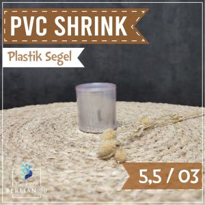 Plastik Shrink 55 cm x 10 meter - Plastik Segel - Pvc Shrink/Shrink Plastik Tube /Botol Minum