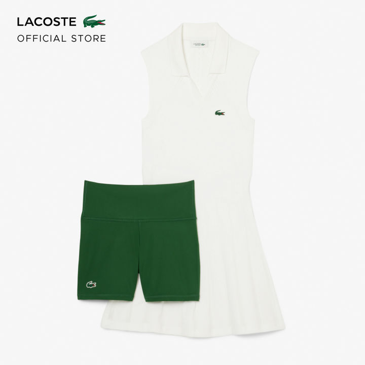 green lacoste dress Lacoste Women's Sleeveless Pleated Dress main image 1