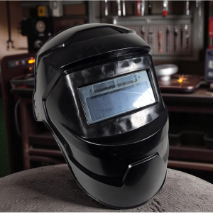 FAST SHIPPING Helm Las Full Face Otomatis Gelap Terang Auto Darkening Welding Mask dengan Headlamp