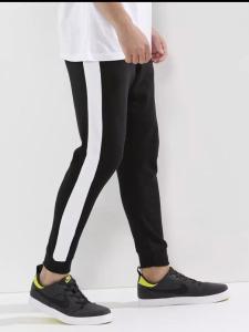 CELANA JOGGER LIST PUTIH HITAM SCUBA // CELANA JOGGER PRIA WANITA TERBARU BISA COD