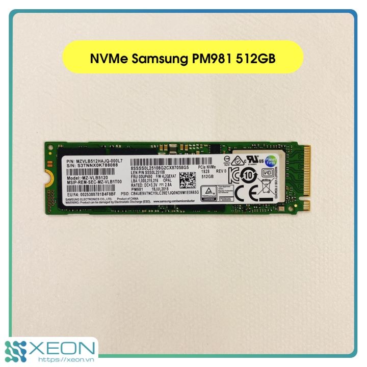 Samsung Pm981a Pm981 Nvme Samsung 256gb Pm981 512gb Ssd Samsung