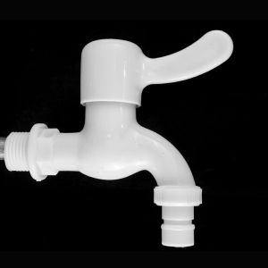 Kran Putar PVC 1/2" Inch Kran Putih Tembok