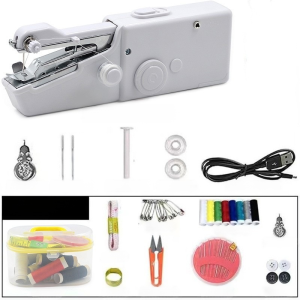 Multifunctional Handheld Small Sewing Machine Portable Mini Manual Sewing Machine Stitch Sewing Machine Handheld