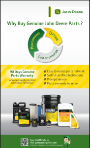 John Deere Secondary Fuel Filter RE508954 - Models 5D 5000 & 5E Series and more