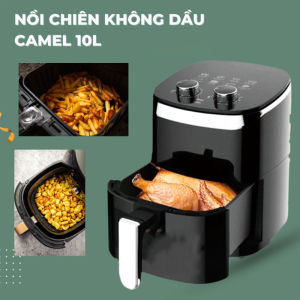 Nồi Chiên Không Dầu Camel 15L (Tặng Kèm Set 50 Giấy Nến Lót Nồi Chiên ) .NineShield Tháo nắp được tay cầm công xuất lớn 1500W - Với Công Nghệ Rapid Air Làm Chín Thực Phẩm Cực Nhanh Tiết Kiệm Điện Năng Nồi Chiên Không Dầu Gía Rẻ Dung Tích Lớn