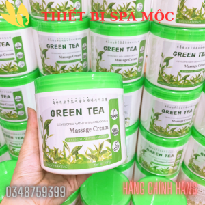Kem Massage Trà Xanh GREEN TEA Hàn Quốc Hộp Kem Massage Tổng Hợp Trà Xanh Green Tea Cream Hũ 450g Chính Hãng
