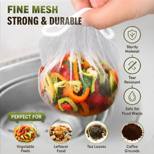Disposable Kitchen Sink Strainer Drain Filter Fine Mesh Food Waste Catcher Hair Catcher Anti Clog Sink Drain Protector Easy Cleanup Kitchen Sink Accessories