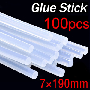 100pcs Glue Stick Hot Melt Glue Stick For Glue Gun Hot Melt Glue Stick BIG High Quality 7mm 190mm
