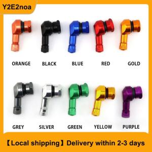 【Local shipping】 1PCS Motorcycle Rim Tire Wheels Spare Parts Valve Elbow 90 Degree Angle Motorbike Wheel Tire Tubeless Valve Stems Rim Wheel Part