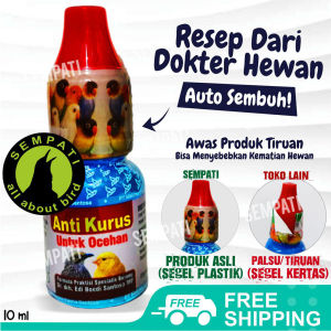 SEMPATI Anti Kurus Dr.Edhi Obat Burung Sakit Gangguan Pencernaan Kurus Lesu Untuk Burung Lovebird Kenari Kacer Murai Jadi Gacor VANKUKS