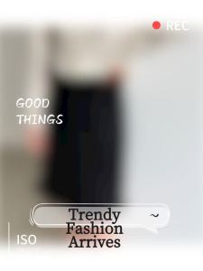 2026 Autumn New Women Suede Midi Skirt Elastic Waist Ruffle Trim A-line Mermaid Skirt