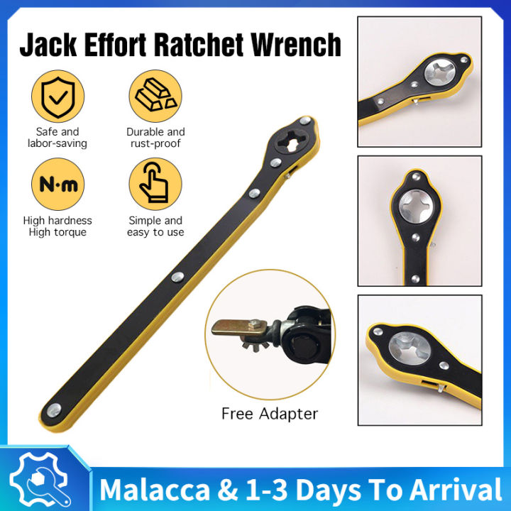 Ratchet Wrench Car Laborsaving Jack Ratchet Scissor Jack Garage Tire