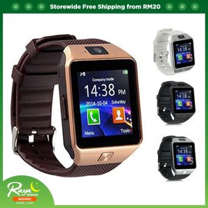 ♥【Readystock】 + FREE Shipping♥[Ready Stock] DZ09 Bluetooth Smart Watch Phone with Camera Support SIM TF Card for Android IOS