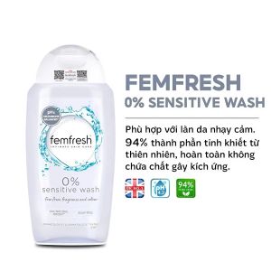 Dung dịch vệ sinh nữ Femfresh vệ sinh phụ nữ Femfresh cao cấp an toàn nhập khẩu Anh Quốc 250ml