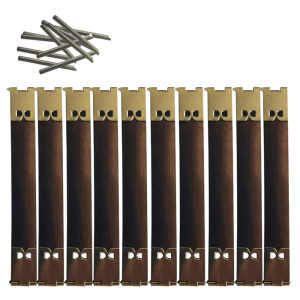 10 miếng Shrapnel Ví làm nguồn cung cấp Khung kim loại Nụ Hôn Clasp cho túi tự làm trong mạ bạc Craft bị bảo vệ