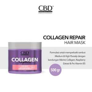 CBD Collagen Repair Series / CBD Collagen Shampoo 250ml / CBD Collagen Conditioner 250ml / CBD Collagen Hair Mask 500ml